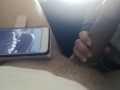 GF sucks huge cock while watch porn. Tribute: Sweet Bunny Blowjob 4k UHD