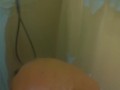 A big dick romantic mature male in the shower.