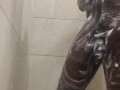 U.S MARINE  shows off hard cock in shower!!!! MUST SEE