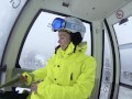 4K Public cumshot on mouth in ski lift Part 2