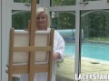 LACEYSTARR - Artistic GILF creampied after blowjob