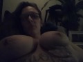 Curvy af MILF rubs her huge titties and wants u to watch. Then lick?