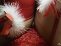 Without penetration - Amateur xmas legjob