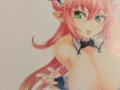 Cumming to my Anime book (Sin of Lewdness)