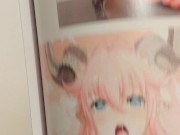 Cumming to my Anime book (Sin of Lewdness)
