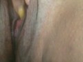 Ebony playing with wet pussy