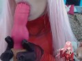 Cosplay Girl Franxx Anime Orgasm Hitachi Bad Dragon creampie WEBCAM