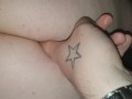 Fingering my chubby pregnant office sluts tight arsehole
