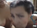 DOUBLE BIG BOOTY HOES TAKE ON A SMALL COCK