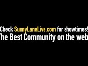 Sexy Sunny Lane & Smokin Hot Blonde Vicky Vette Fuck Outside