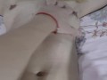 POV Guy rubbing and fingering a young pussy close up - Real orgasm