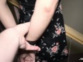 Tied up and Fucked step sister in a Public Place - POV