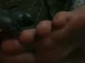 I Let Him Play With My Sweet Ginger Soles and Toes While Watching TV in Bed