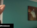 Curvy Blondes Siri Pornstar & Dayna Suck Cock!