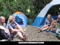 Daughter Swap - Horny Stepdaughters Fuck Dads on Camping Trip