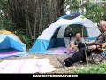 Daughter Swap - Horny Stepdaughters Fuck Dads on Camping Trip