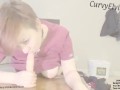 scrubs blowjob- pov nurse deep throat cock worship