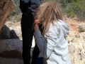 SEX ON THE BEACH - REAL AMATEUR BLOWJOB AND QUICKIE FUCK