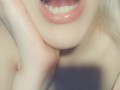 cutie with long tongue