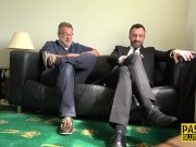 Throated and fucked sub