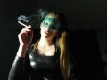 Mistress In Latex Smoking Fetish !