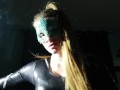 Mistress In Latex Smoking Fetish !