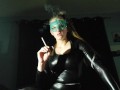 Mistress In Latex Smoking Fetish !