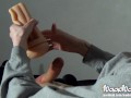 Big Lubed Cock Cums Twice - Huge Ruined Cumshot and Messy Fleshlight Orgasm