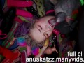 Tattoo dreadgirl splitted tongue anal cosplay sextoy blowjob cumshot fuck