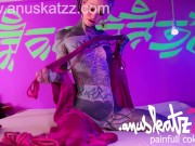 skinny tattoo teen bdsm anal bondage shibari masturbation squirt rope play