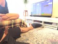 family therapy. Playing a game with hot step sister , She win a cumshot 4k