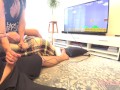 family therapy. Playing a game with hot step sister , She win a cumshot 4k