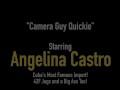 Thick Latina Angelina Castro Sucks Cock & Finger Bangs!