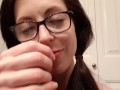 Sloppy Dildo Blowjob