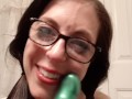 Sloppy Dildo Blowjob