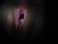 Pussy close up after doggystyle fuck ( pussy contractions )