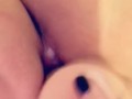 Horny Girl Dripping In Cum