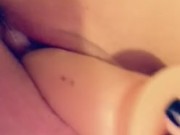 Horny Girl Dripping In Cum