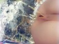 Peeing By The River.. Sorry For The Sideways Cam At The End xx