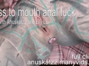 Tattoo dread couple splittet tongue bj ass to mouth anal pussy fuck cumshot