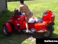 Cam Cutie Its Cleo Rides Dildo & Tractor -WTF?