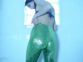 Mermaid's Desperate Lesson About Having Legs - Pee/wetting cosplay fetish Peeing in leggings/tights