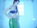 Mermaid's Desperate Lesson About Having Legs - Pee/wetting cosplay fetish Peeing in leggings/tights