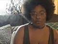 beautiful ebony girlfriend smoking fetish part 3