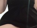 Watch me straddle a  can that's too big for my pussy