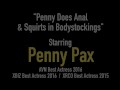 Redhead Penny Pax Butt Fucked & Squirts in Body Stocking!