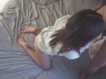 18 year old babe teases, Sucks big cock and gives in tight wet pussy
