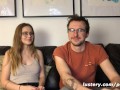 Unbridled Passion on the Leather Sofa
