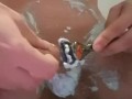 Shaving my cock in time lapse