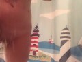 Wash boobs , pussy and fluffy butt in the shower